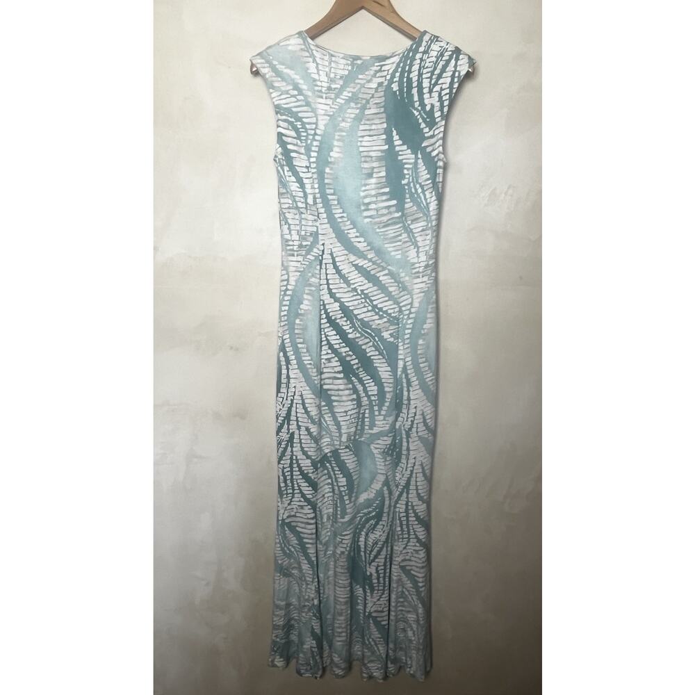 Tommy Bahama Tropical Print Maxi Dress Sz XS Green Vacation Resort - Picture 5 of 9
